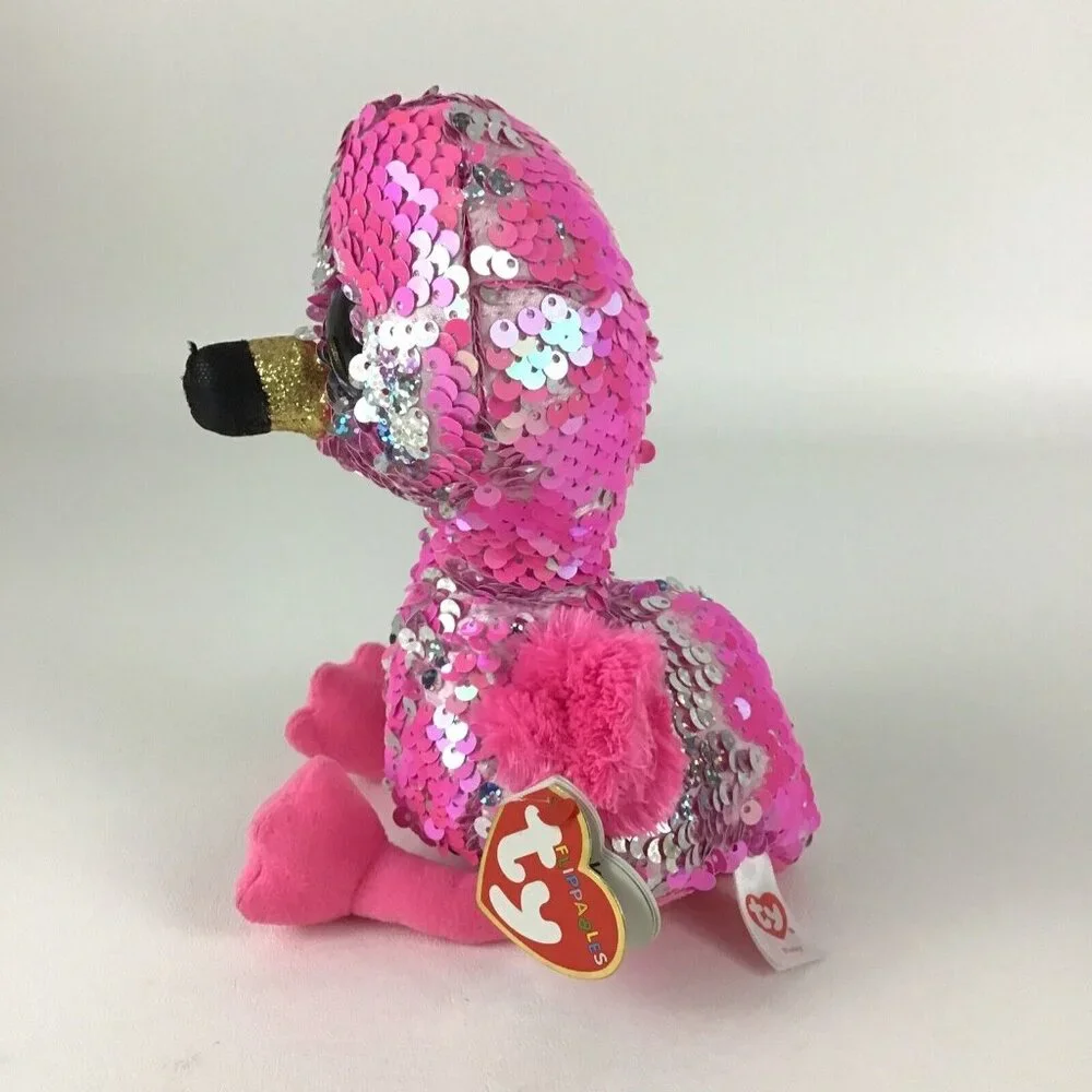 Ty Flippables Pinky Flamingo 9